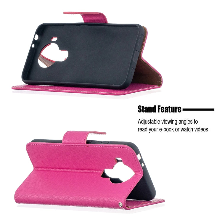 For Nokia 5.4 Litchi Texture Pure Color Horizontal Flip Leather Case with Holder & Card Slots & Wallet & Lanyard