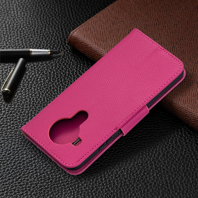 For Nokia 5.4 Litchi Texture Pure Color Horizontal Flip Leather Case with Holder & Card Slots & Wallet & Lanyard