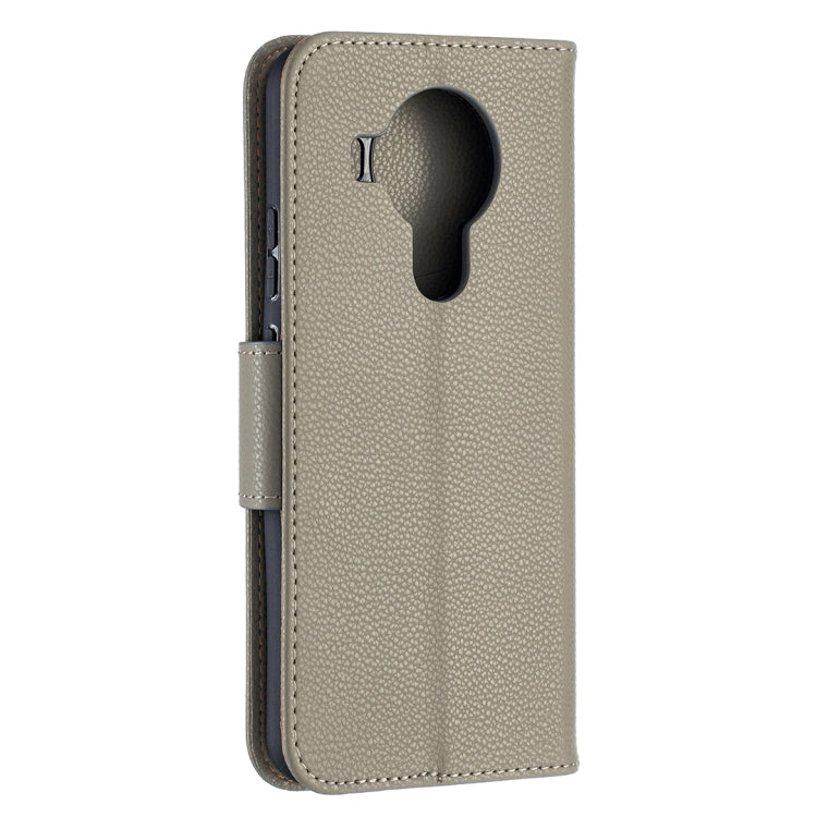 For Nokia 5.4 Litchi Texture Pure Color Horizontal Flip Leather Case with Holder & Card Slots & Wallet & Lanyard