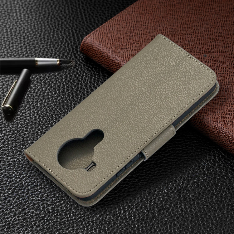 For Nokia 5.4 Litchi Texture Pure Color Horizontal Flip Leather Case with Holder & Card Slots & Wallet & Lanyard