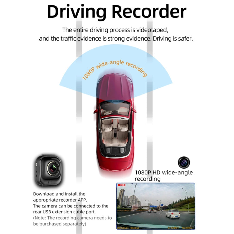 9210SE Car 7-inch HD Android Navigation GPS Bluetooth WiFi Integrated Machine, Support FM / Mobile Phone Connection / RDS / Alcohol Test Function