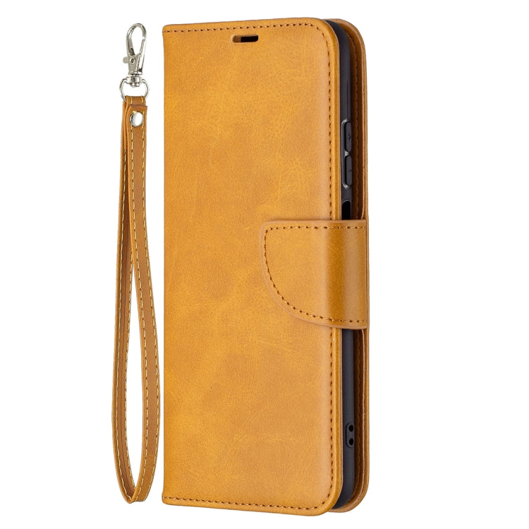 For Xiaomi Redmi Note 10 4G / Note 10S Retro Lambskin Texture Pure Color Horizontal Flip PU Leather Case with Holder & Card Slots & Wallet & Lanyard