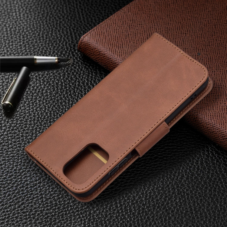 For Xiaomi Redmi Note 10 4G / Note 10S Retro Lambskin Texture Pure Color Horizontal Flip PU Leather Case with Holder & Card Slots & Wallet & Lanyard