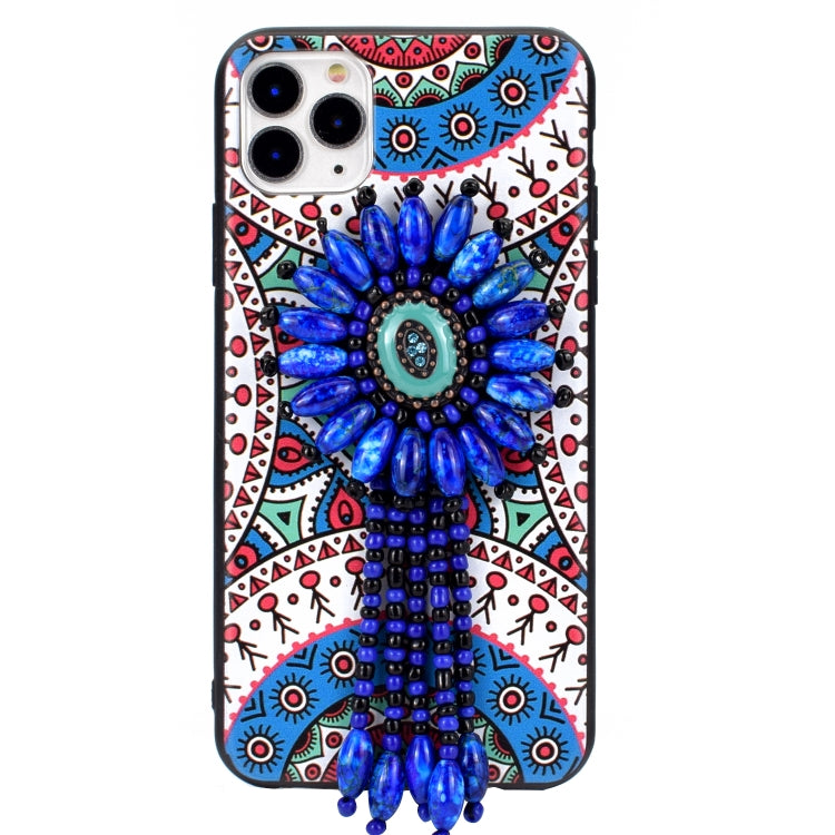 For iPhone 11 Retro Ethnic Style Protective Case