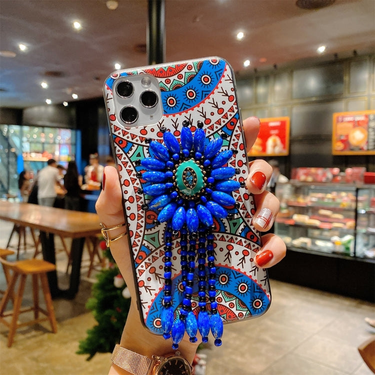 For iPhone 11 Retro Ethnic Style Protective Case