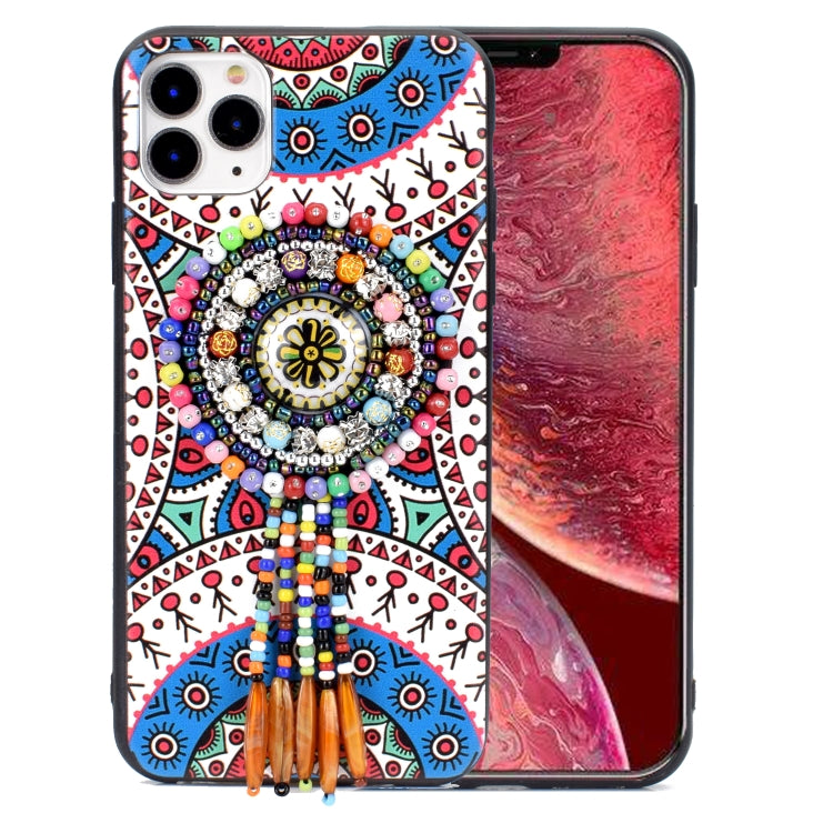 For iPhone 11 Retro Ethnic Style Protective Case