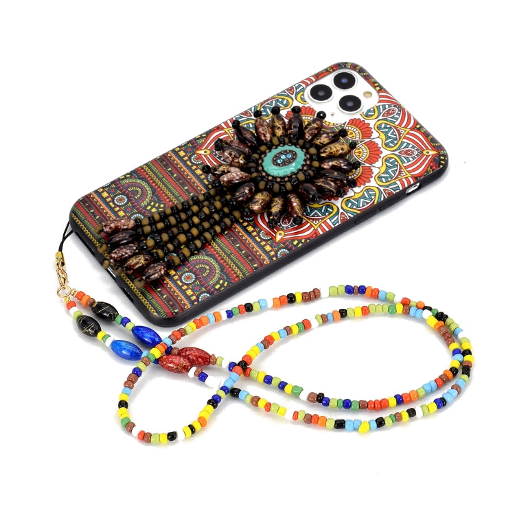 For iPhone 11 Pro Retro Ethnic Style Protective Case