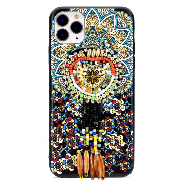 For iPhone 11 Pro Retro Ethnic Style Protective Case