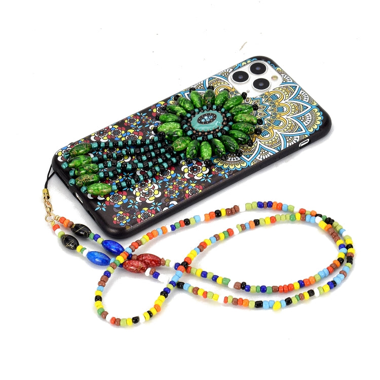 For iPhone 11 Pro Max Retro Ethnic Style Protective Case