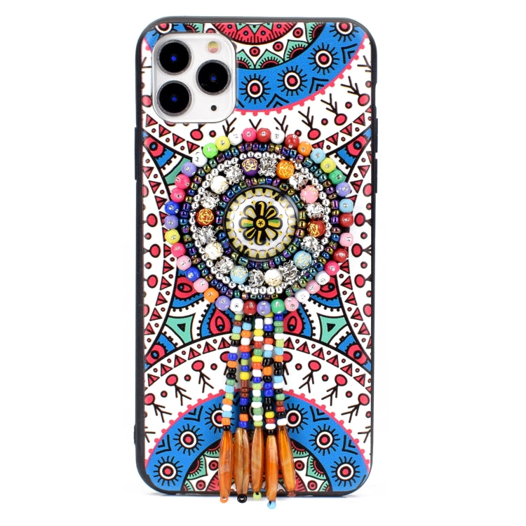For iPhone 11 Pro Max Retro Ethnic Style Protective Case