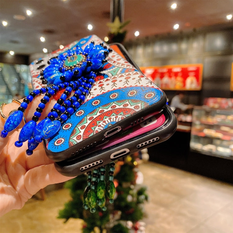 For iPhone 11 Pro Max Retro Ethnic Style Protective Case