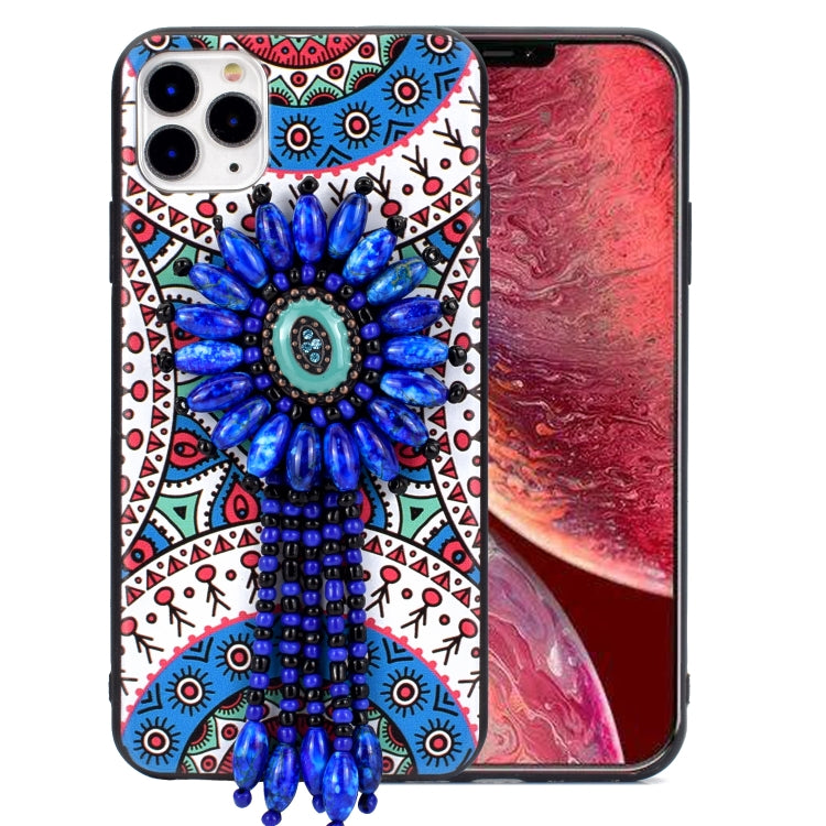For iPhone 12 mini Retro Ethnic Style Protective Case