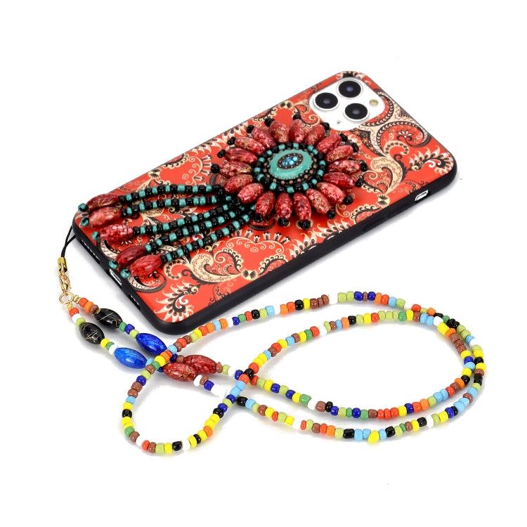 For iPhone 12 mini Retro Ethnic Style Protective Case