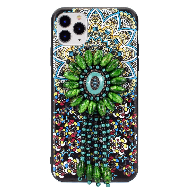 For iPhone 12 mini Retro Ethnic Style Protective Case