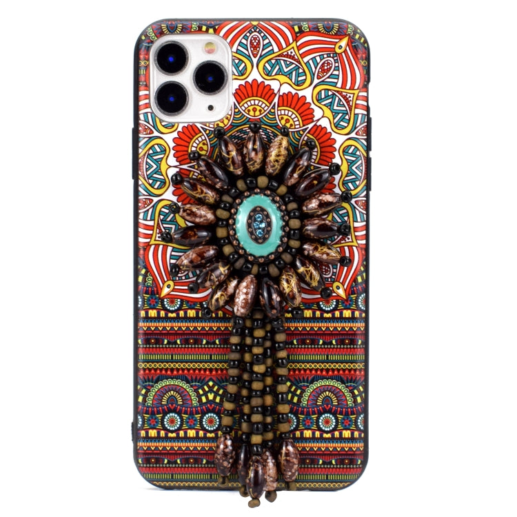 For iPhone 12 / 12 Pro Retro Ethnic Style Protective Case