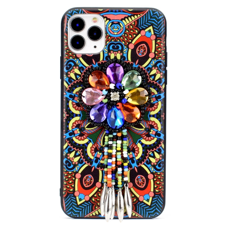 For iPhone 12 / 12 Pro Retro Ethnic Style Protective Case