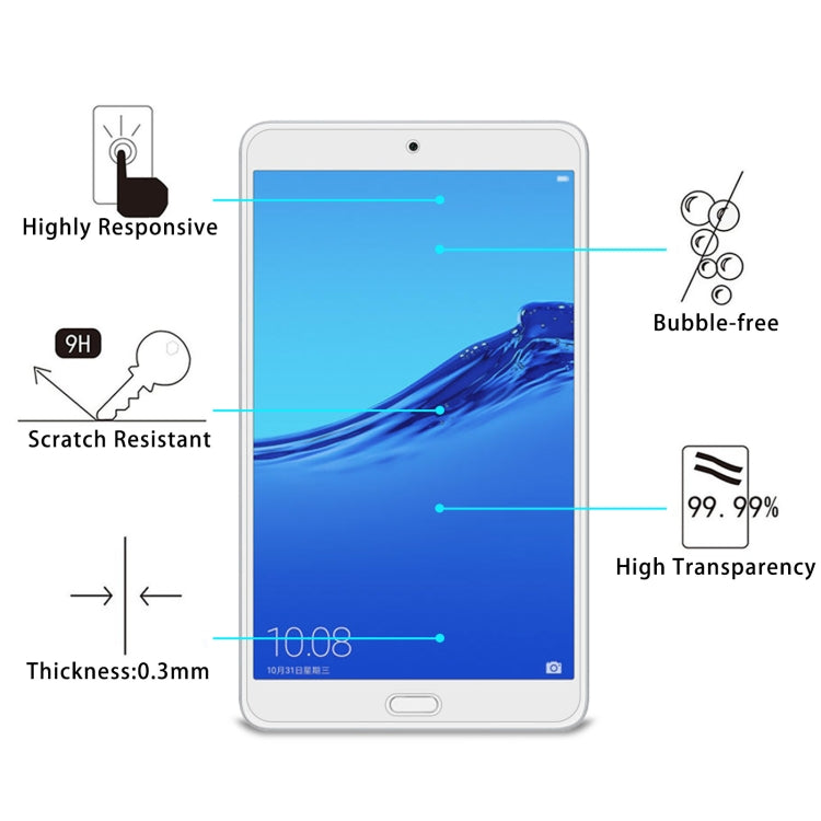 For Honor Waterplay 8 2 PCS 9H 2.5D Explosion-proof Tempered Glass Film