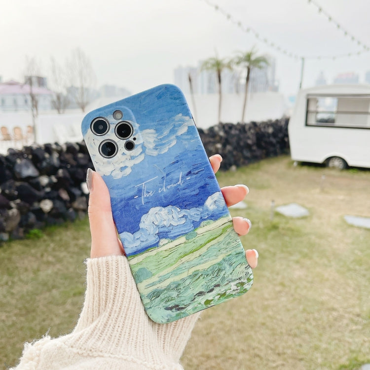 For iPhone 11 Pro Oil Painting Pattern TPU Protective Case
