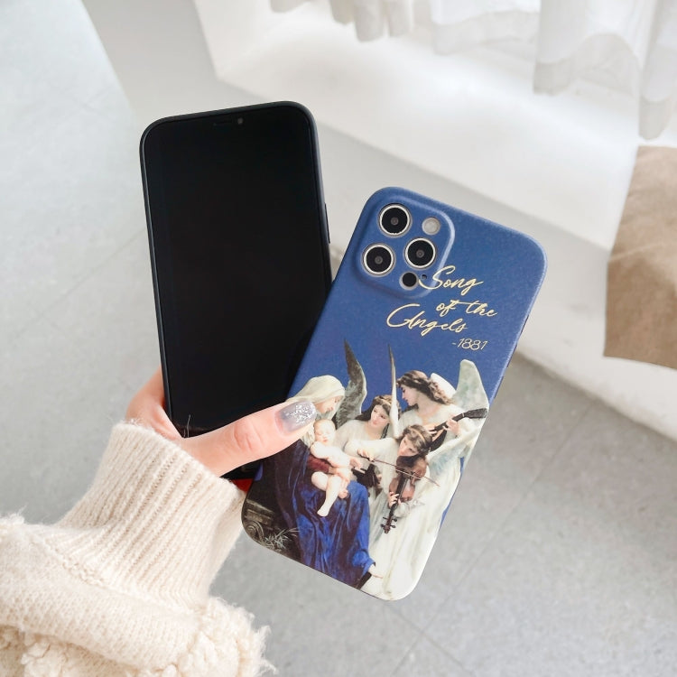For iPhone 11 Pro Oil Painting Pattern TPU Protective Case