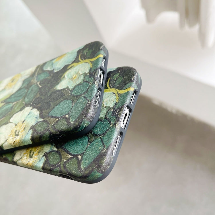 For iPhone 11 Pro Max Oil Painting Pattern TPU Protective Case