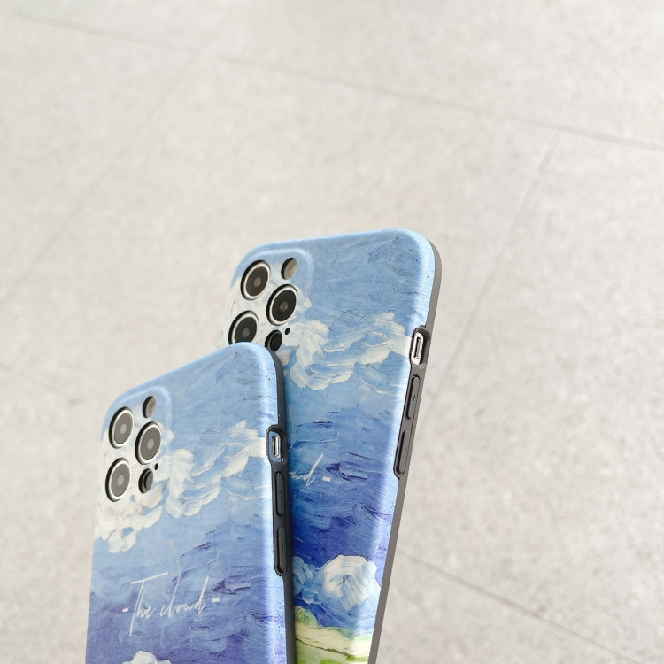 For iPhone 11 Pro Max Oil Painting Pattern TPU Protective Case