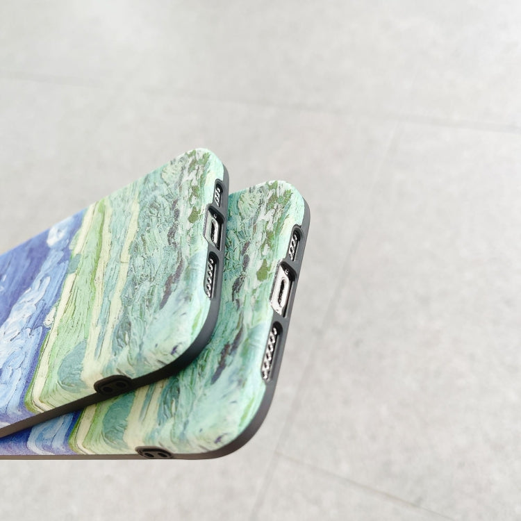 For iPhone 11 Oil Painting Pattern TPU Protective Case
