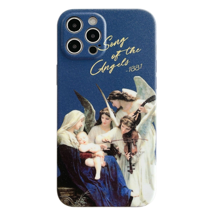 For iPhone 11 Oil Painting Pattern TPU Protective Case