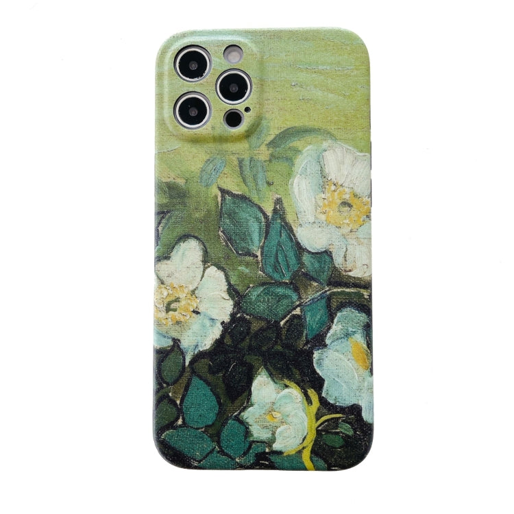 For iPhone 12 Pro Oil Painting Pattern TPU Protective Case