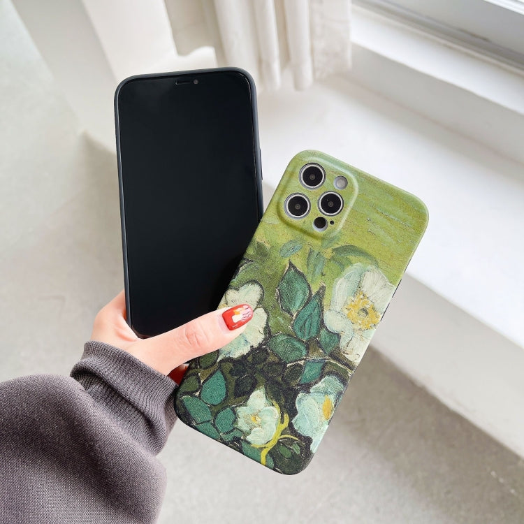 For iPhone 12 Pro Oil Painting Pattern TPU Protective Case