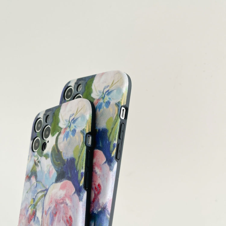 For iPhone 12 Pro Max Oil Painting Pattern TPU Protective Case