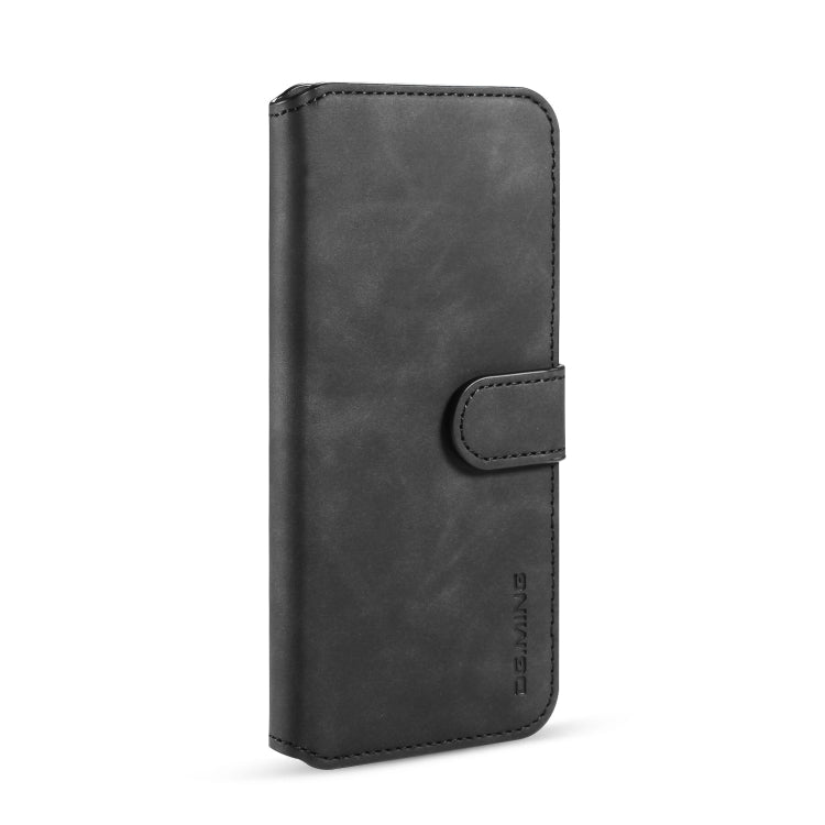 For Galaxy A30s / A50s DG.MING Retro Oil Side Horizontal Flip Case with Holder & Card Slots & Wallet