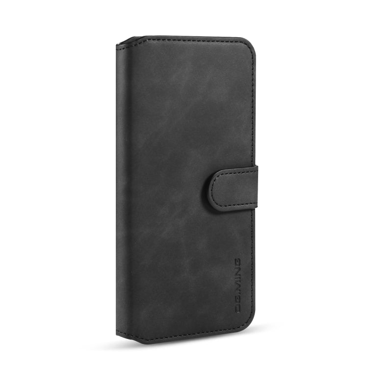 For Galaxy M30s DG.MING Retro Oil Side Horizontal Flip Case with Holder & Card Slots & Wallet