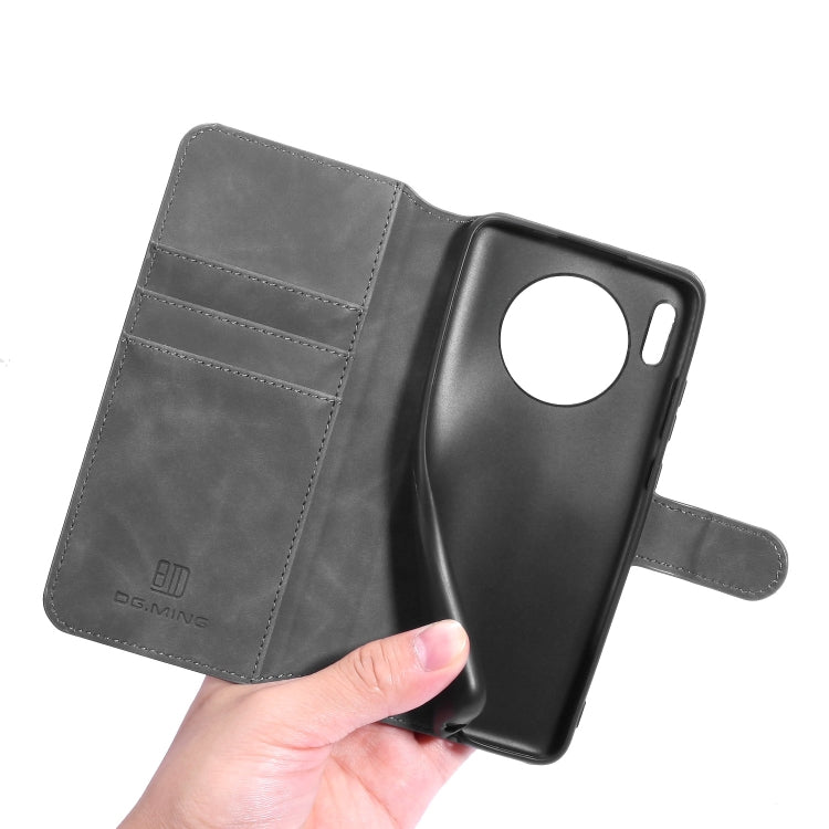 For Huawei Mate 30 DG.MING Retro Oil Side Horizontal Flip Case with Holder & Card Slots & Wallet