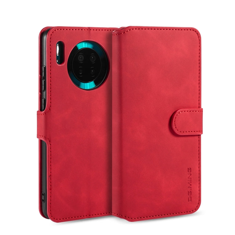For Huawei Mate 30 DG.MING Retro Oil Side Horizontal Flip Case with Holder & Card Slots & Wallet