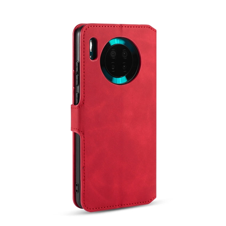 For Huawei Mate 30 DG.MING Retro Oil Side Horizontal Flip Case with Holder & Card Slots & Wallet