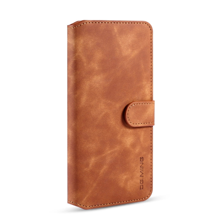 For Huawei Mate 30 DG.MING Retro Oil Side Horizontal Flip Case with Holder & Card Slots & Wallet