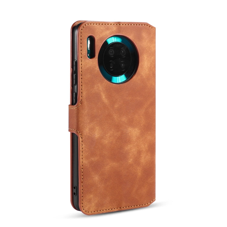 For Huawei Mate 30 DG.MING Retro Oil Side Horizontal Flip Case with Holder & Card Slots & Wallet