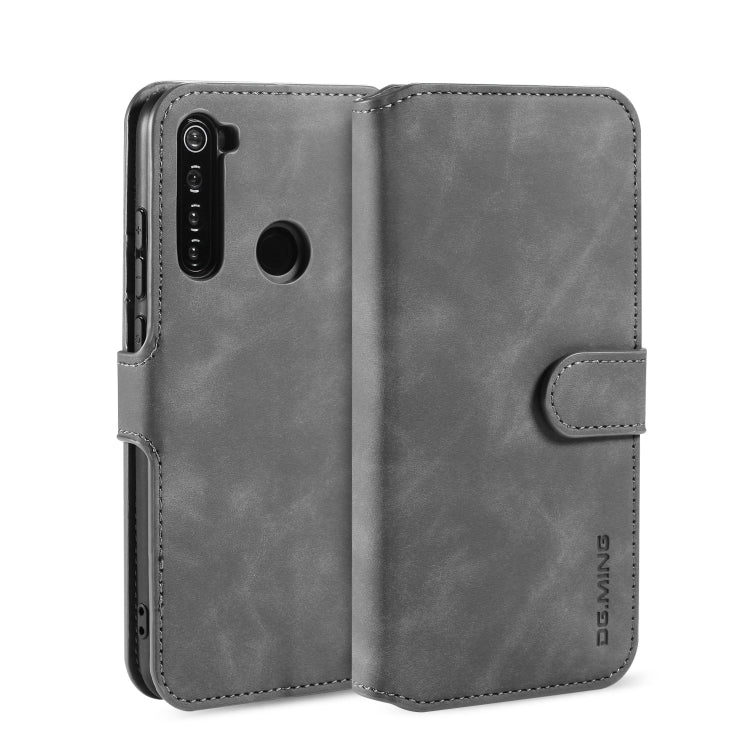 For Xiaomi Redmi Note 8 DG.MING Retro Oil Side Horizontal Flip Case with Holder & Card Slots & Wallet