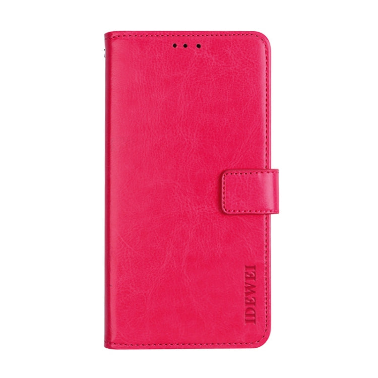 For OPPO A94 idewei Crazy Horse Texture Horizontal Flip Leather Case with Holder & Card Slots & Wallet