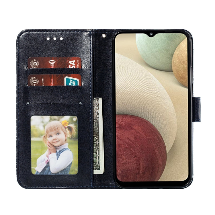 For Samsung Galaxy A32 4G Lace Flower Embossing Pattern Horizontal Flip Leather Case with Holder & Card Slots & Wallet & Photo Frame
