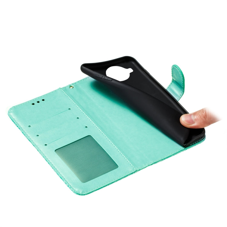 For Nokia 8.3 5G Lace Flower Embossing Pattern Horizontal Flip Leather Case with Holder & Card Slots & Wallet & Photo Frame