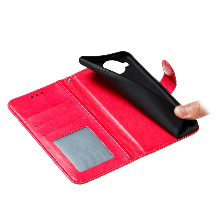 For Nokia 8.3 5G Lace Flower Embossing Pattern Horizontal Flip Leather Case with Holder & Card Slots & Wallet & Photo Frame