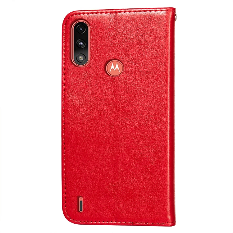 For Motorola Moto E7 Power Flower Vine Embossing Pattern Horizontal Flip Leather Case with Card Slot & Holder & Wallet & Lanyard