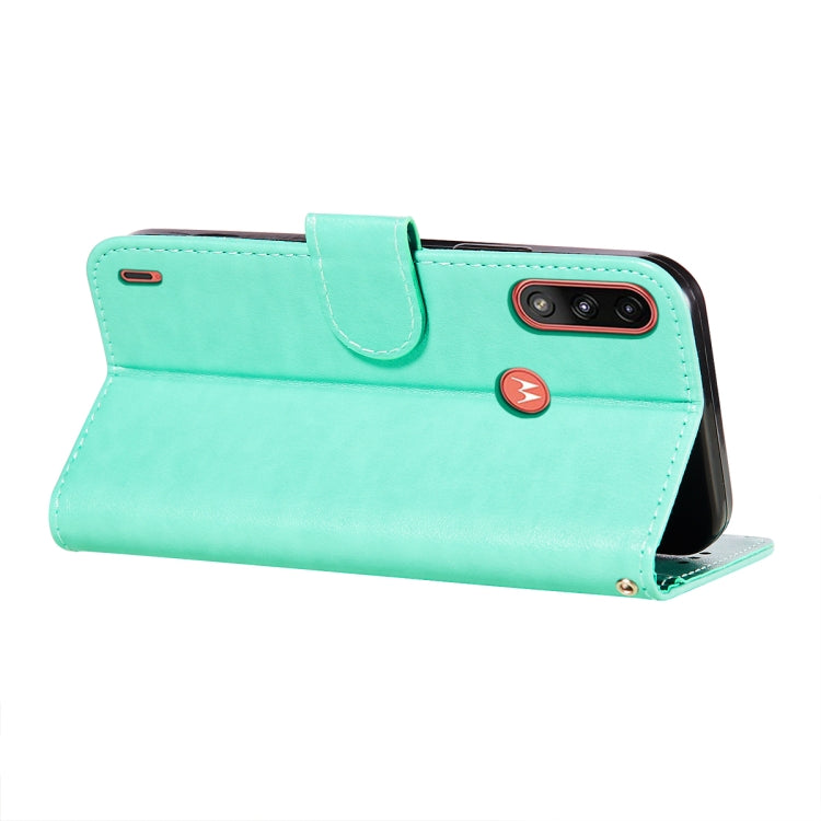 For Motorola Moto E7 Power Flower Vine Embossing Pattern Horizontal Flip Leather Case with Card Slot & Holder & Wallet & Lanyard
