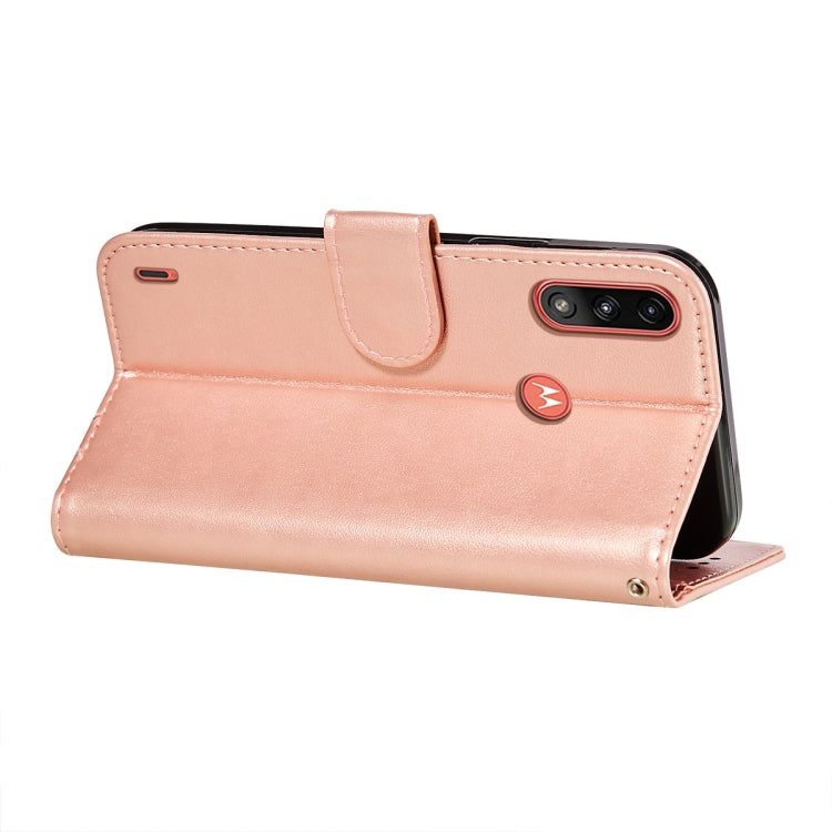 For Motorola Moto E7 Power Flower Vine Embossing Pattern Horizontal Flip Leather Case with Card Slot & Holder & Wallet & Lanyard