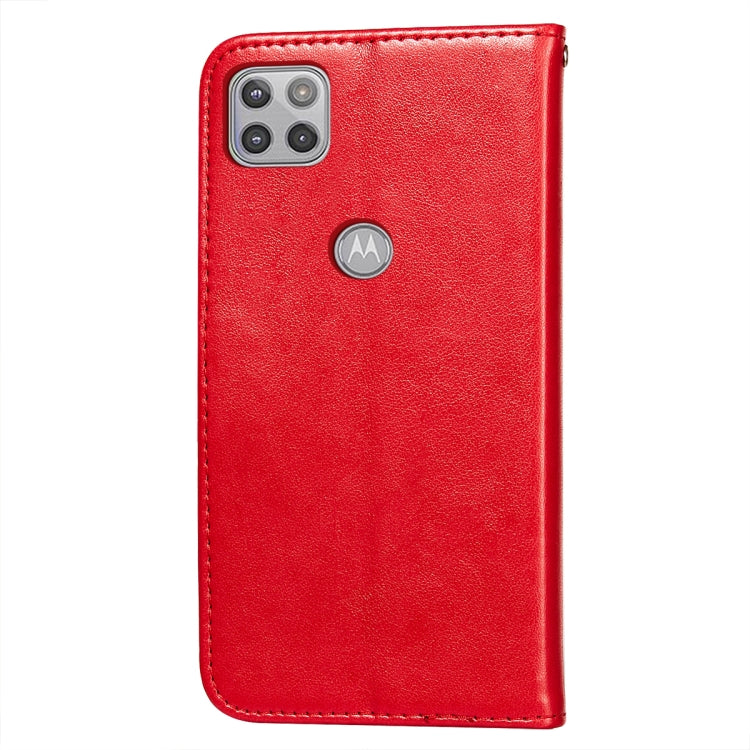 For Motorola Moto G 5G Flower Vine Embossing Pattern Horizontal Flip Leather Case with Card Slot & Holder & Wallet & Lanyard