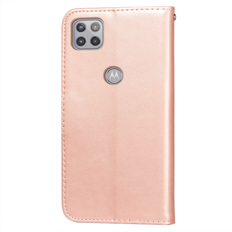 For Motorola Moto G 5G Flower Vine Embossing Pattern Horizontal Flip Leather Case with Card Slot & Holder & Wallet & Lanyard