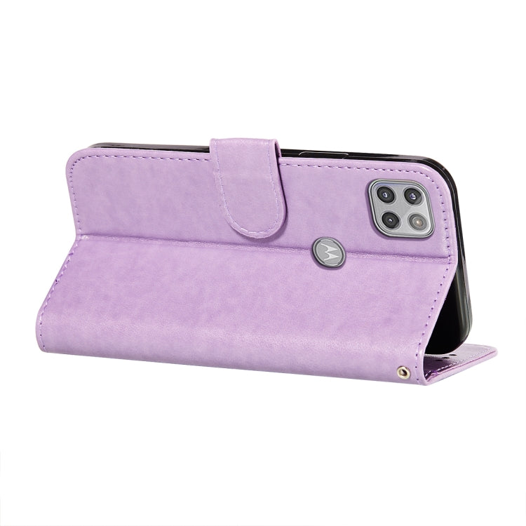 For Motorola Moto G 5G Flower Vine Embossing Pattern Horizontal Flip Leather Case with Card Slot & Holder & Wallet & Lanyard