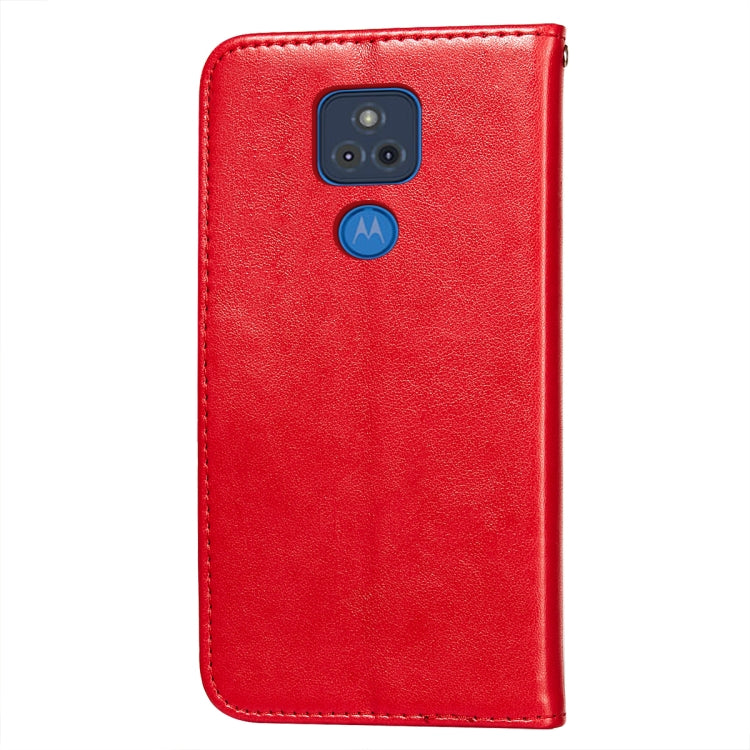 For Motorola Moto G Play (2021) Flower Vine Embossing Pattern Horizontal Flip Leather Case with Card Slot & Holder & Wallet & Lanyard