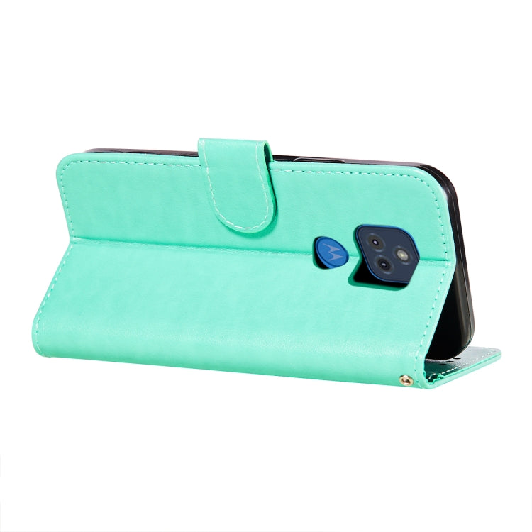 For Motorola Moto G Play (2021) Flower Vine Embossing Pattern Horizontal Flip Leather Case with Card Slot & Holder & Wallet & Lanyard